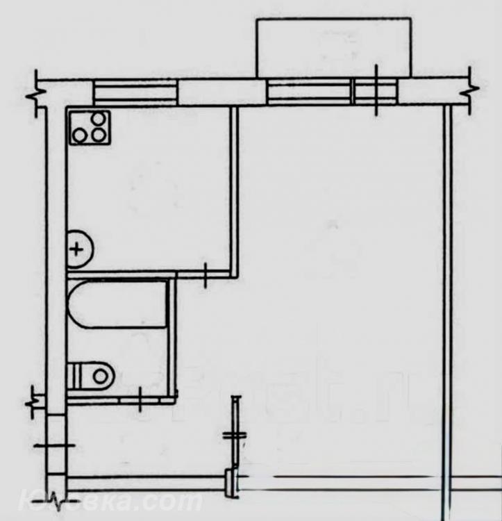 1-комн. квартира, 31 м², вторичка, 5/5 эт., Макеевка