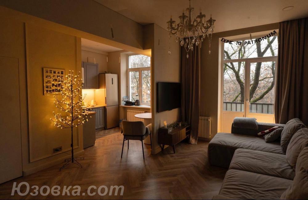 1-комн. квартира, 38м², с мебелью, 2/9 эт., ДОНЕЦК