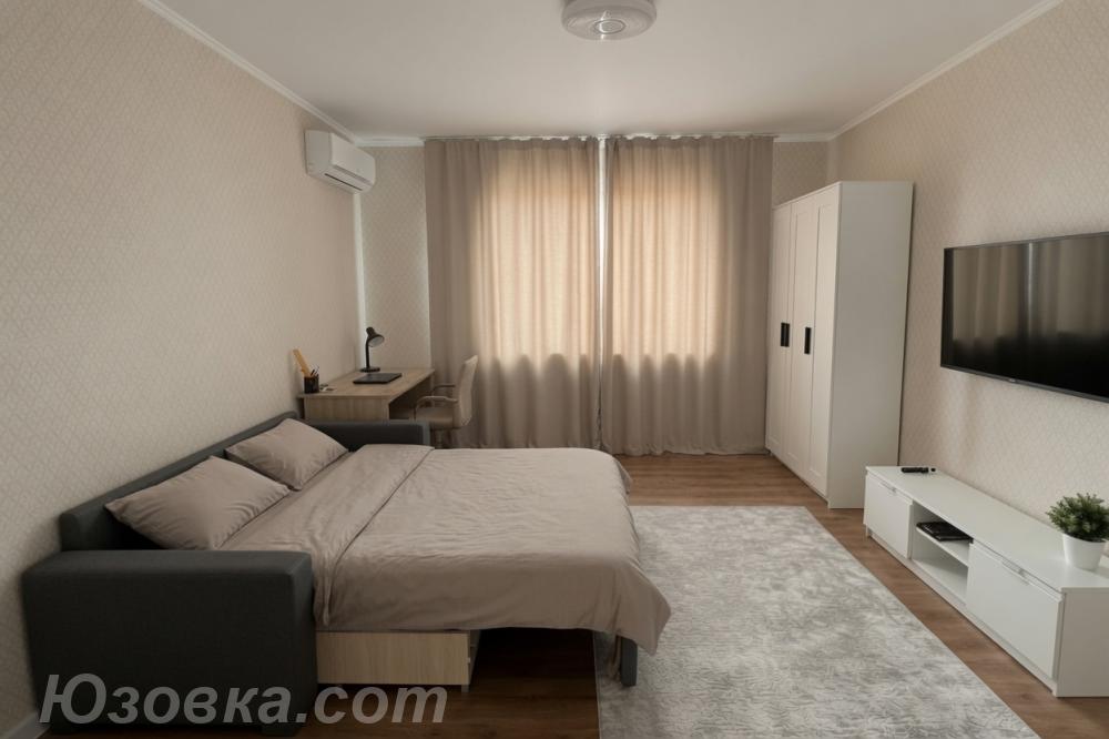 1-комн. квартира, 43м², с мебелью, 1/1 эт., ДОНЕЦК