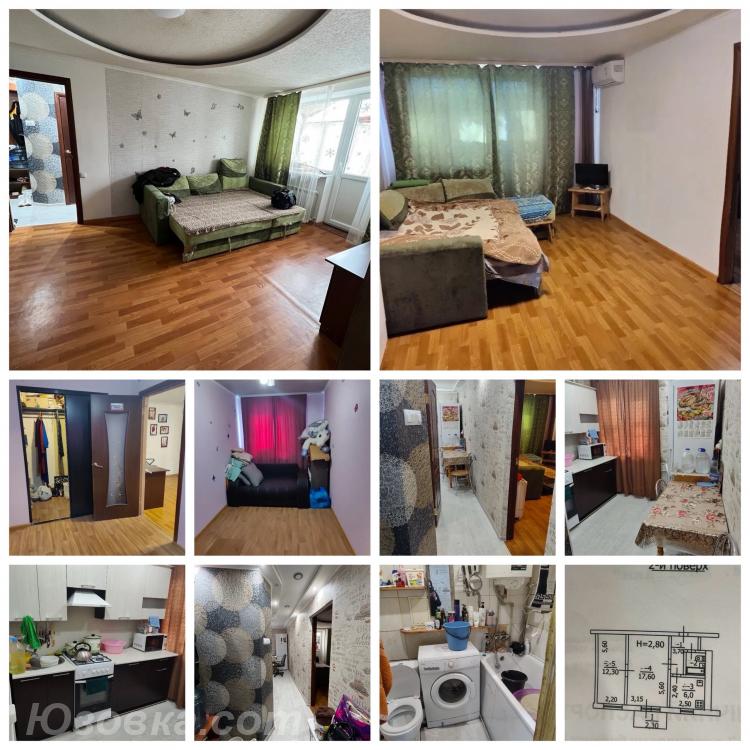 2-комн. квартира, 44 м², вторичка, 2/3 эт., Макеевка