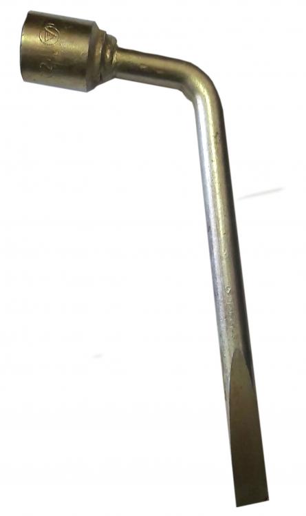 Ключ изогнутый 22 мм, баллонный, торцовый, Г-образный, с ..., Новоазовск