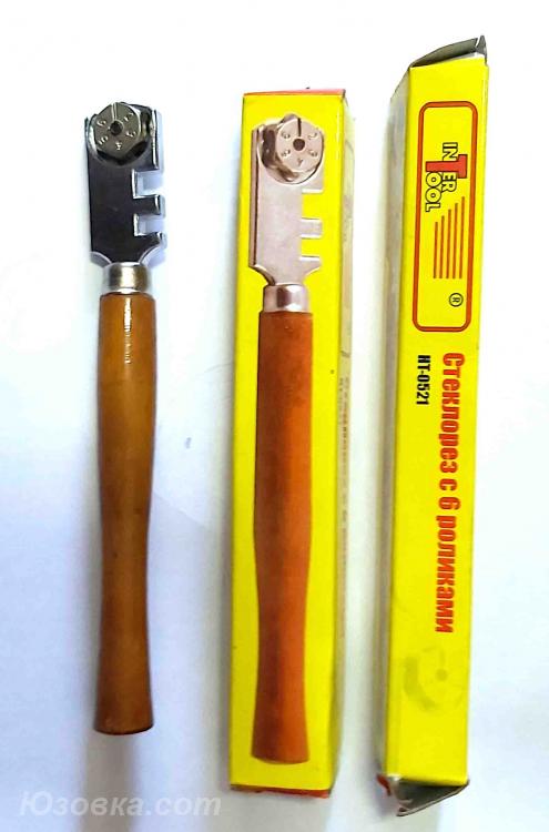 Стеклорез роликовый Intertool HT-0521, 6 роликов., Макеевка