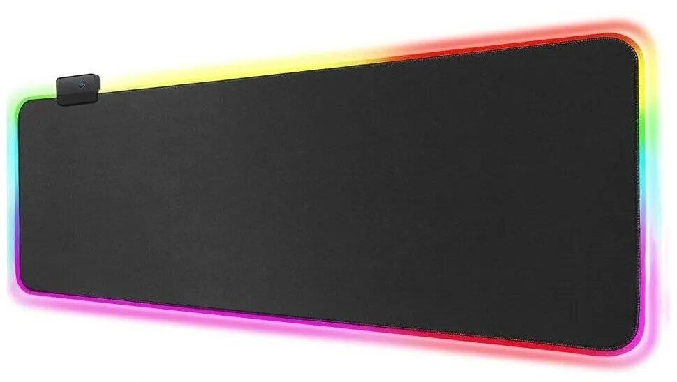 Коврик для мыши RGB подсветка 800 х 300 х 3 мм , 14 режимов ..., ДОНЕЦК