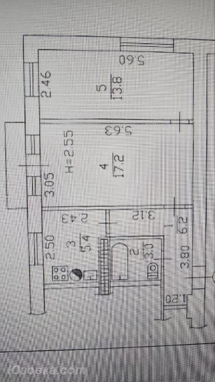 2-комн. квартира, 46 м², вторичка, 4/5 эт., ДОНЕЦК