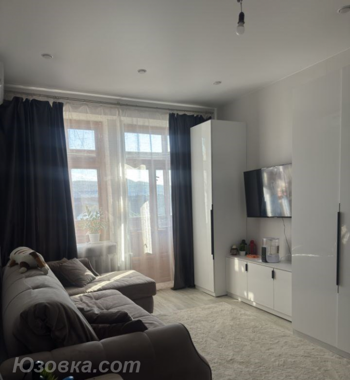 1-комн. квартира, 38м², с мебелью, 4/9 эт., ДОНЕЦК