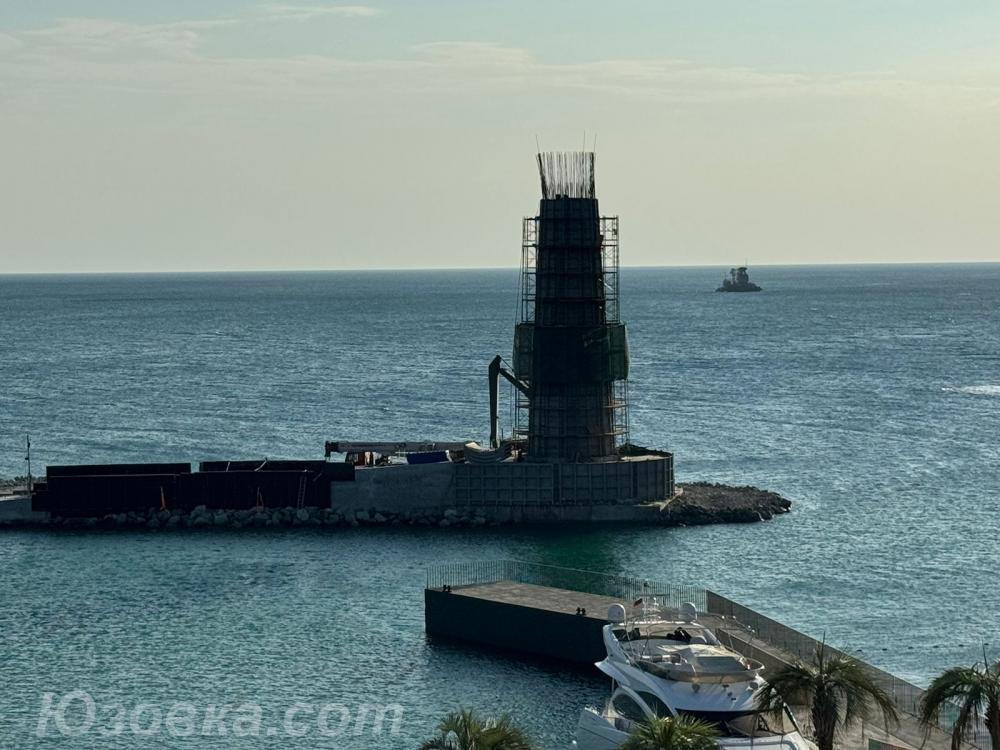 Изготовление опалубки для строительства маяка, Мариуполь