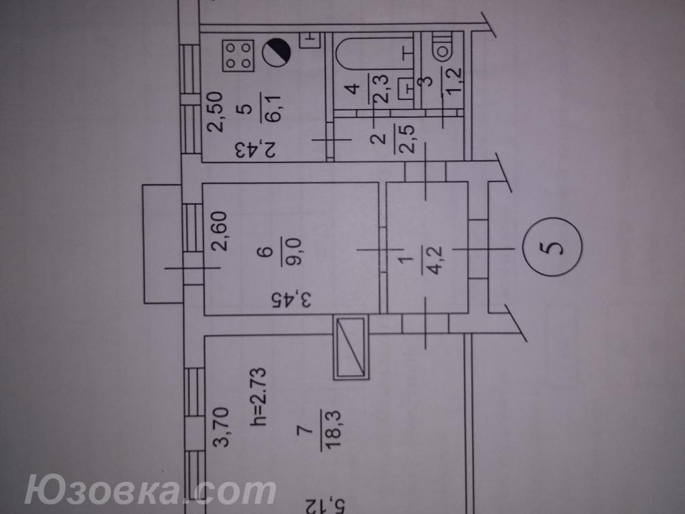 2-комн. квартира, 50 м², вторичка, 2/2 эт.