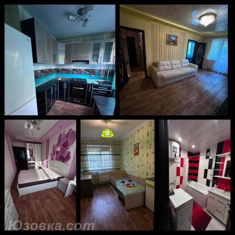 3-комн. квартира, 65м², с мебелью, 5/9 эт., ДОНЕЦК