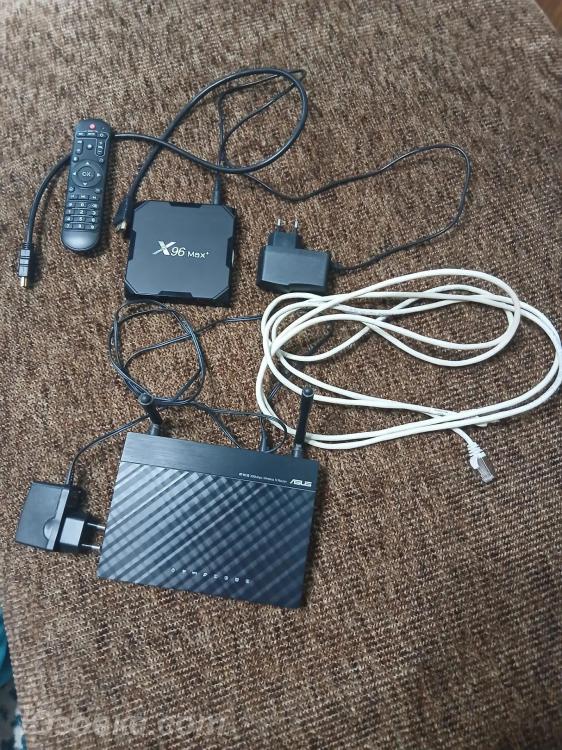 Продам приставку IPTV Х96 МАХ и РОУТЕР ASUS, Макеевка
