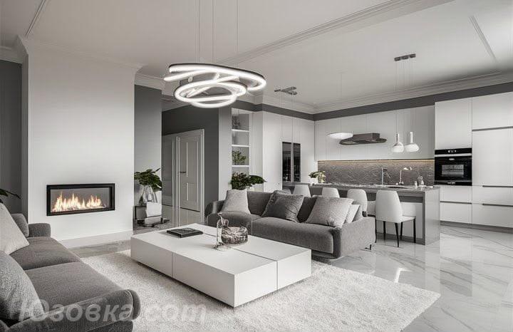 2-комн. квартира, 55м², с мебелью, 6/18 эт., ДОНЕЦК