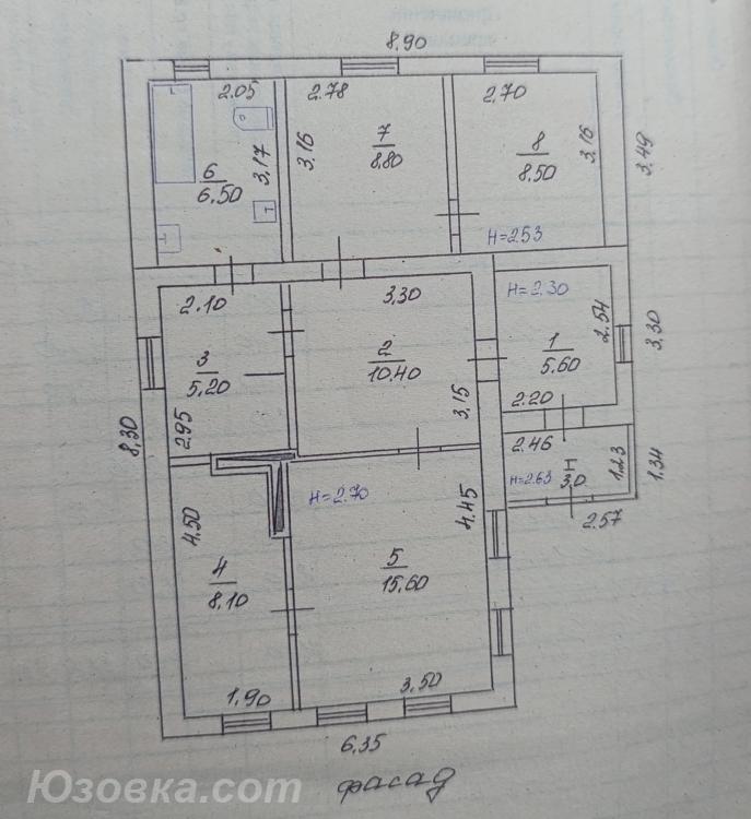 Дом , 71 м², на участке 6,0 сот., Макеевка