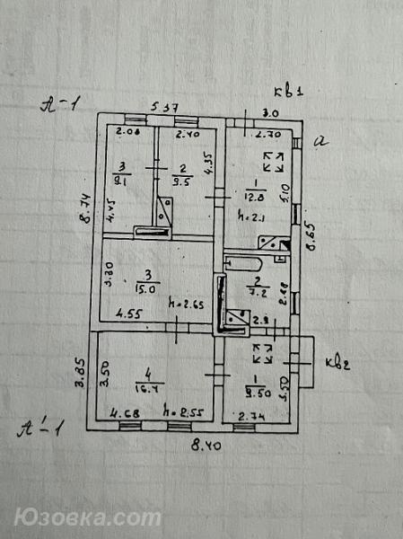 Дом , 40 м², на участке 6,0 сот., ДОНЕЦК