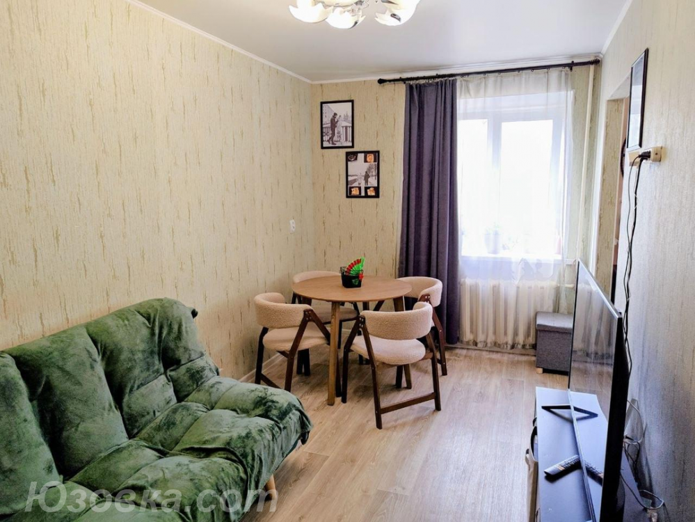 3-комн. квартира, 53м², с мебелью, 1/9 эт., ДОНЕЦК