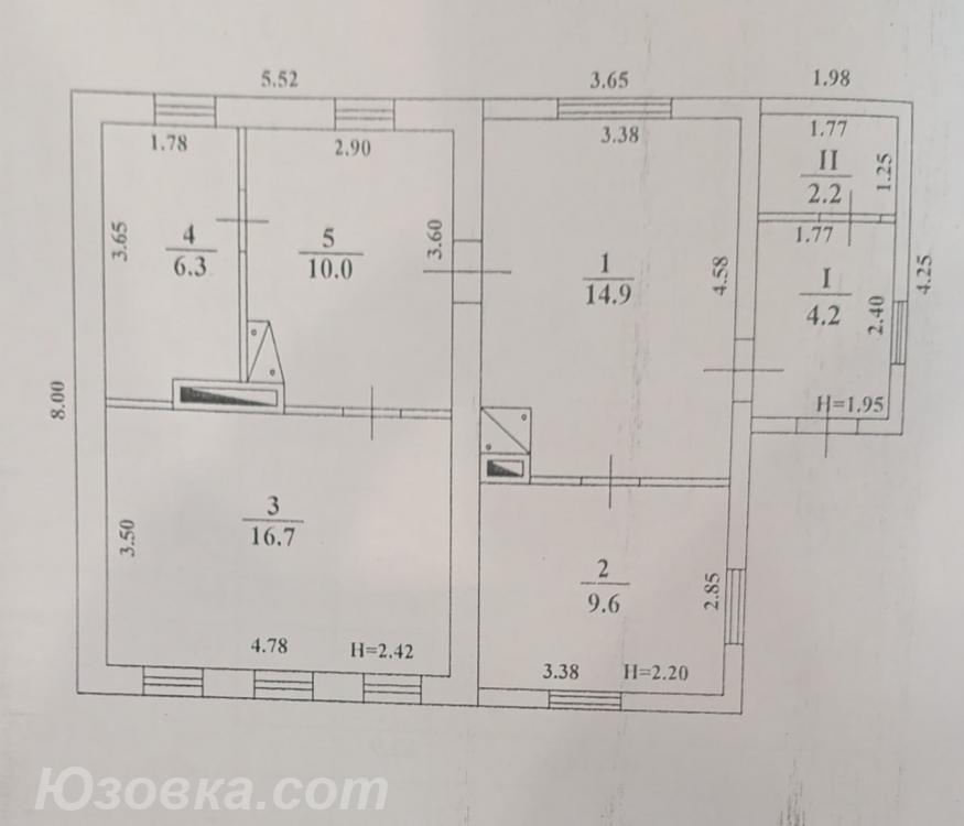 Дом , 67 м², на участке 6,0 сот., ДОНЕЦК