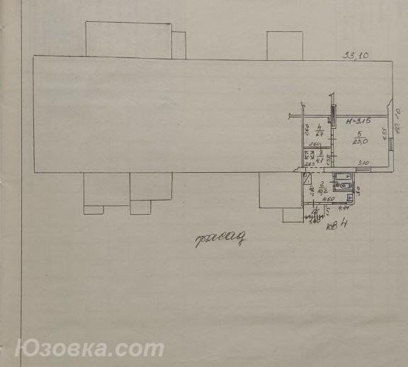 2-комн. квартира, 50 м², вторичка, 1/1 эт.