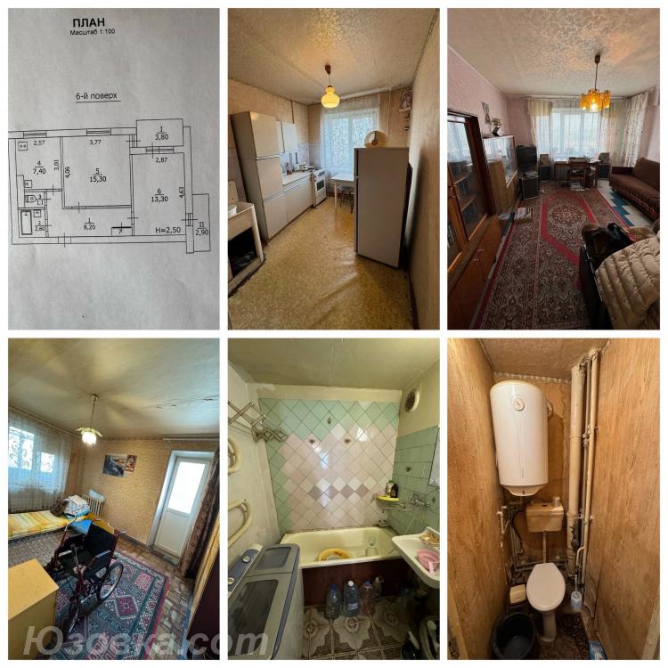 2-комн. квартира, 50 м², вторичка, 6/9 эт., Макеевка