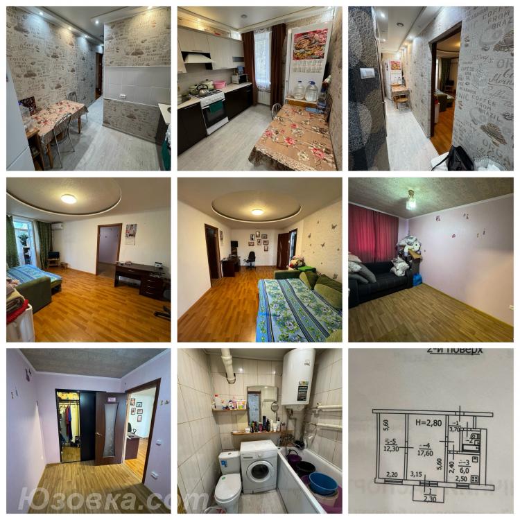 2-комн. квартира, 41 м², вторичка, 2/3 эт., Макеевка