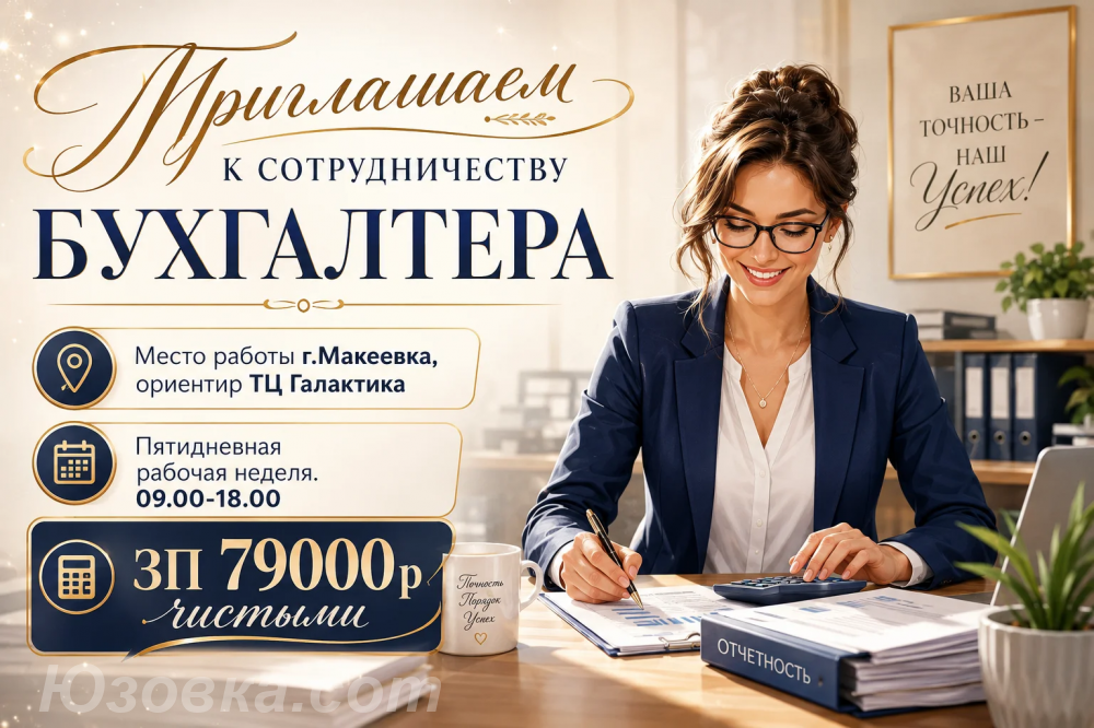 Бухгалтер цеха хлебобулочных изделий, Макеевка