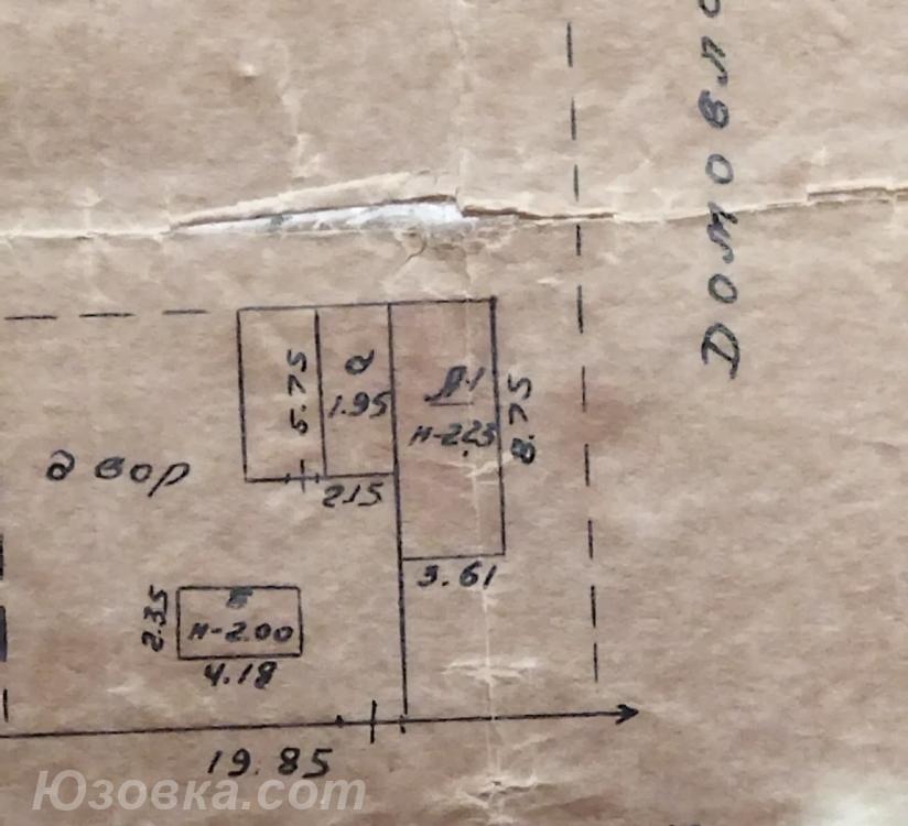 Дом , 50 м², на участке 10,0 сот., ДОНЕЦК