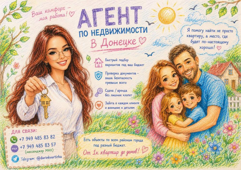 2-комн. квартира, 50м², с мебелью, 1/9 эт., ДОНЕЦК
