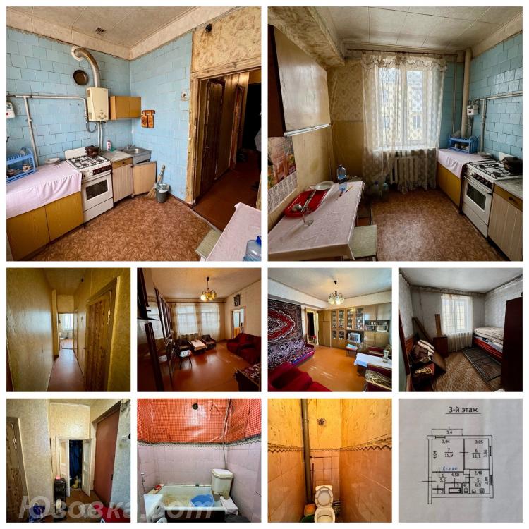 2-комн. квартира, 40 м², вторичка, 3/3 эт., Макеевка